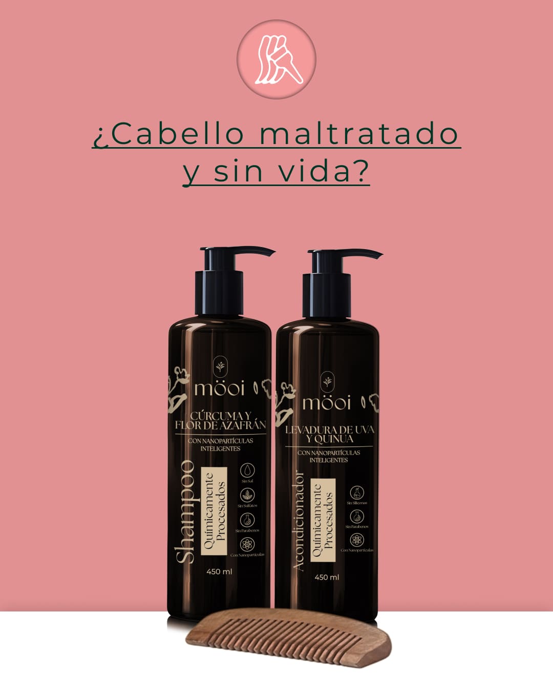 KIT DÚO CABELLOS QUÍMICAMENTE PROCESADOS